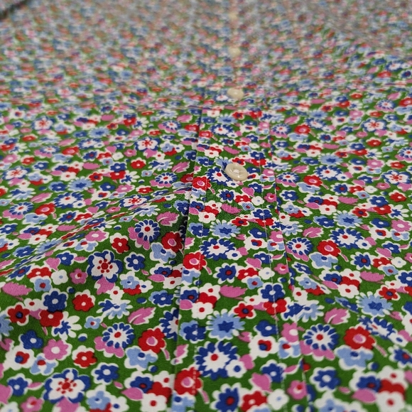 NWOT Ralph Lauren short sleeve button down floral large classic fit. - Picture 9 of 10